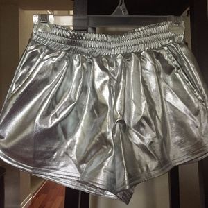 Metallic Hot Shorts